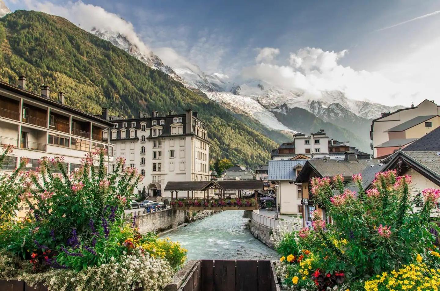 Vue Magique En Hypercentre Avec Parking Privatif Chamonix Mont Blanc Exterior foto