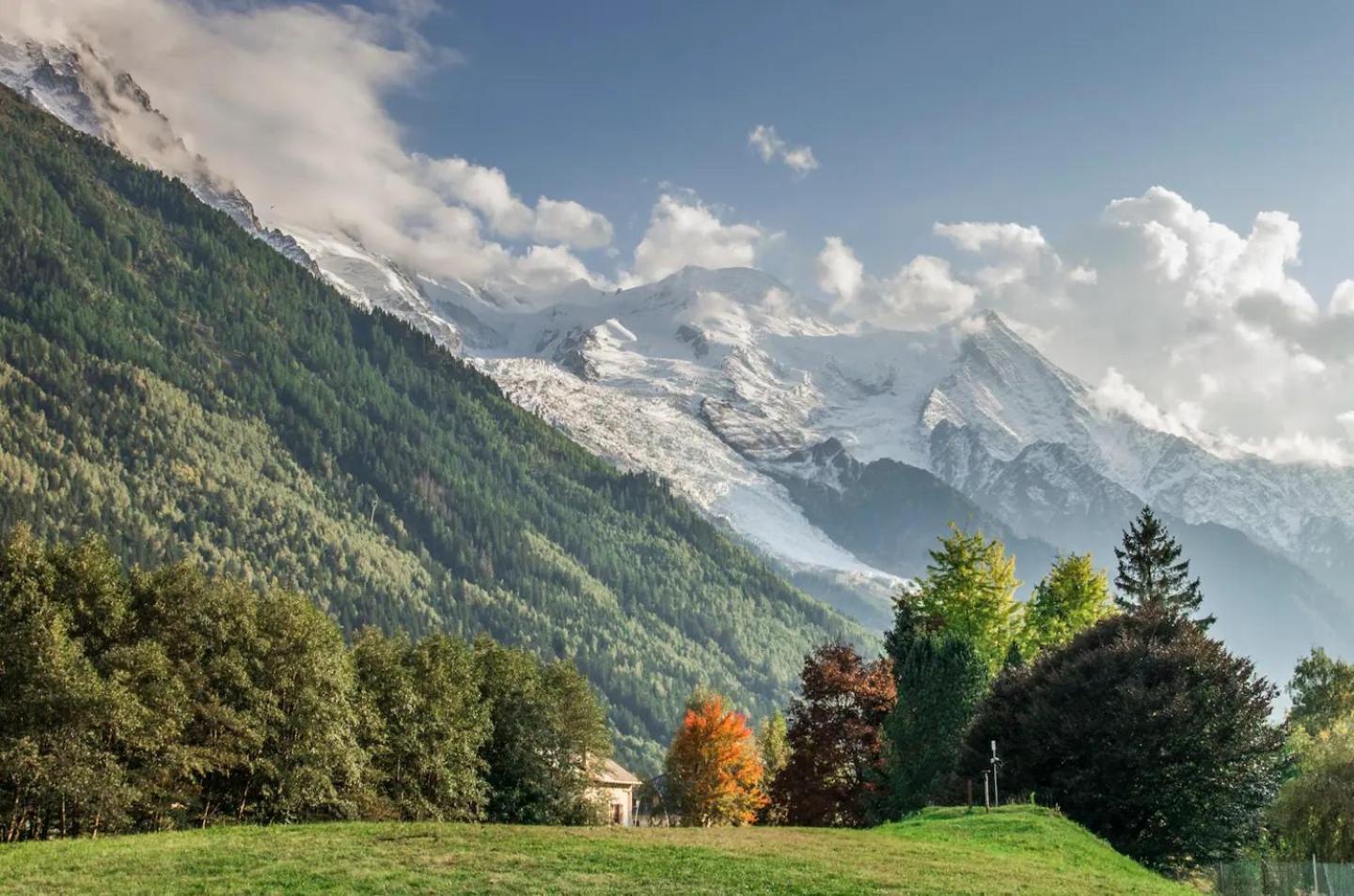 Vue Magique En Hypercentre Avec Parking Privatif Chamonix Mont Blanc Exterior foto